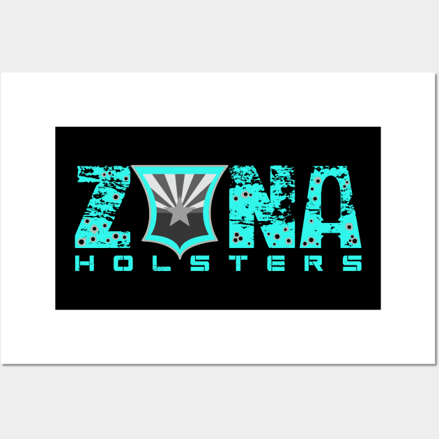 Tiffany blue Zona Logo Wall Art by zonaholsters